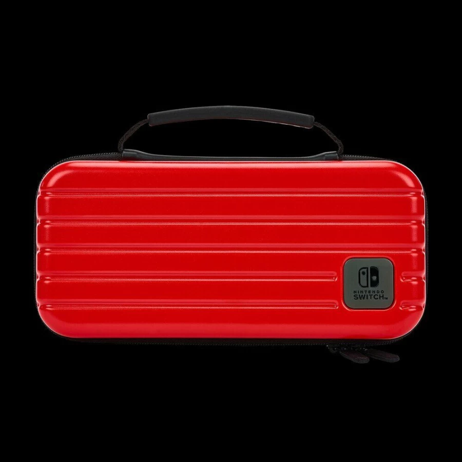 PowerA Red Hard Shell Travel Case for Nintendo Switch, Switch OLED, and Switch Lite - Protective Cover
