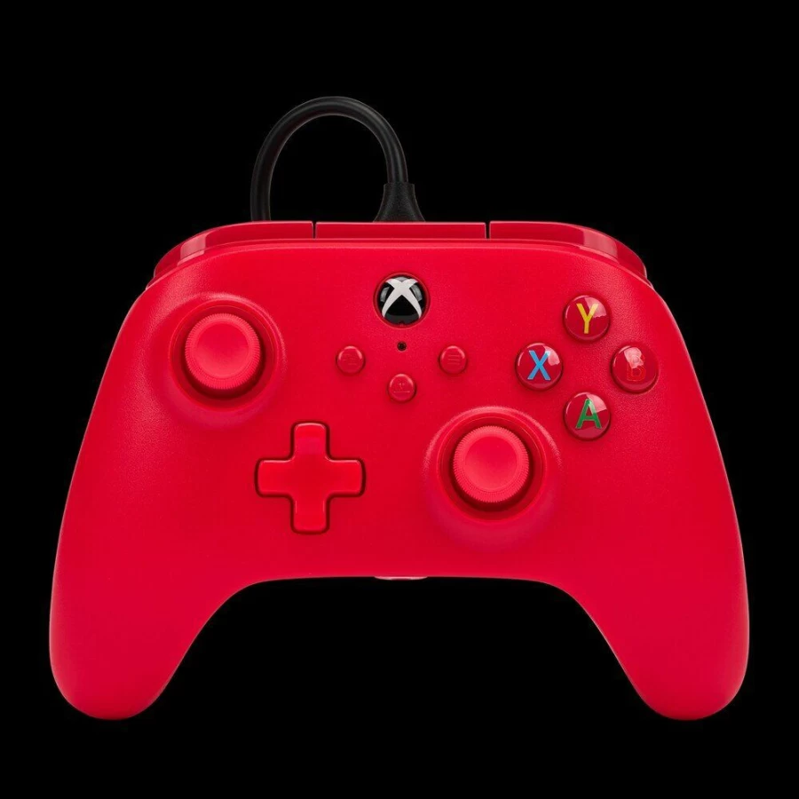PowerA Enhanced Wired Gaming Controller for Xbox Series X|S - Red Officially Licensed