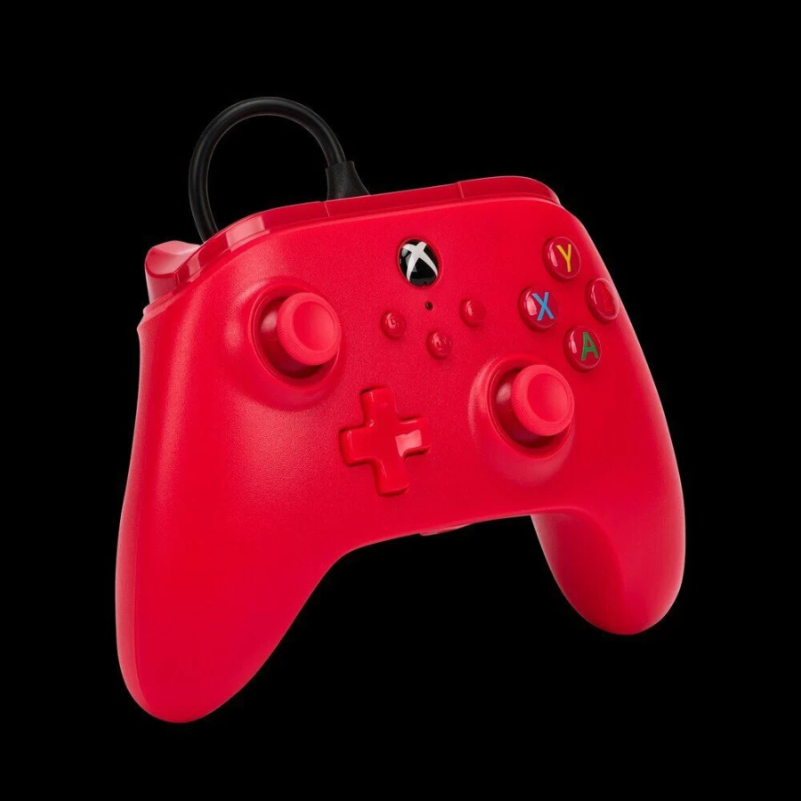 PowerA Enhanced Wired Gaming Controller for Xbox Series X|S - Red Officially Licensed