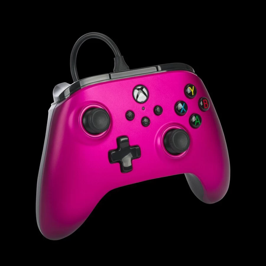 PowerA Advantage Wired Controller for Xbox Series X|S - Satin Fuchsia Gaming Gamepad