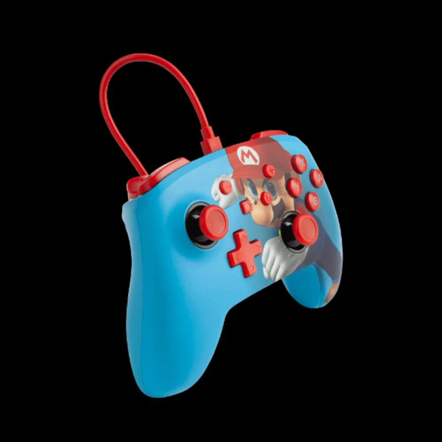 PowerA Enhanced Wired Controller for Nintendo Switch - Super Mario Themed Gamepad