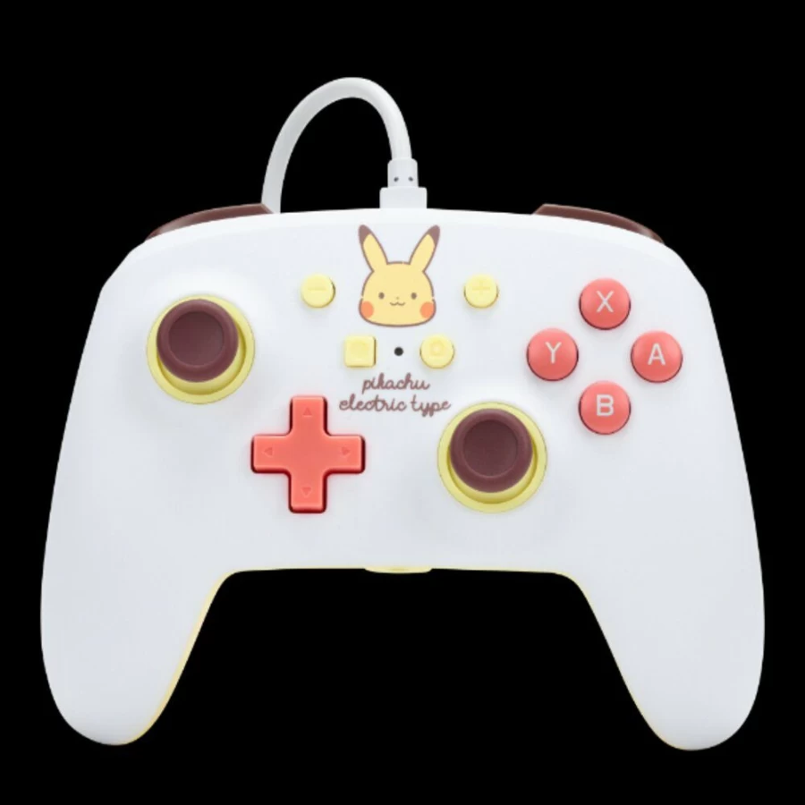 PowerA Pikachu Enhanced Wired Controller for Nintendo Switch - Electric Type Design