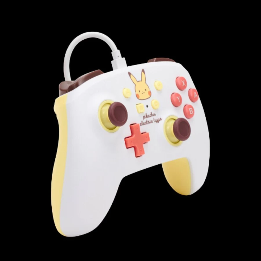 PowerA Pikachu Enhanced Wired Controller for Nintendo Switch - Electric Type Design