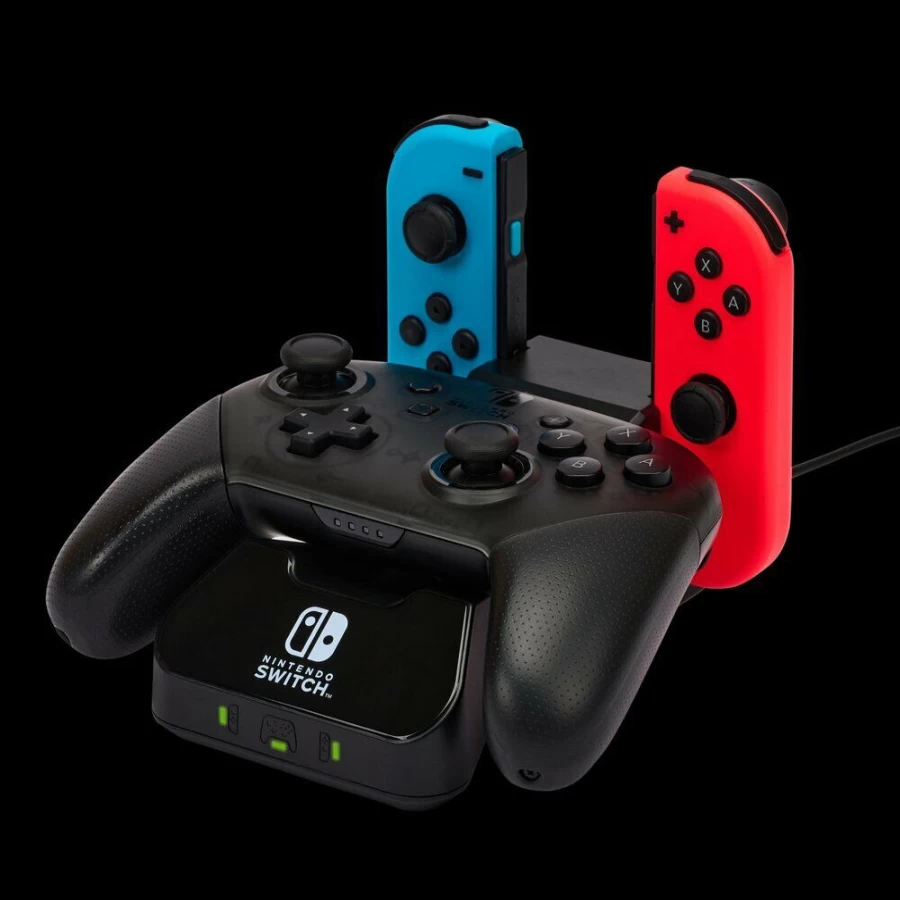 PowerA Charging Dock for Nintendo Switch Pro Controller - Fast Charging Station with LED Indicator