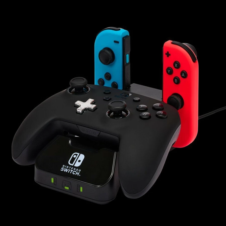 PowerA Charging Dock for Nintendo Switch Pro Controller - Fast Charging Station with LED Indicator