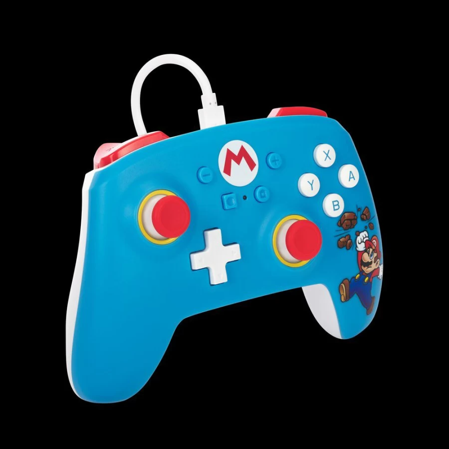 PowerA Wired Controller for Nintendo Switch - Super Mario Brick Breaker Design