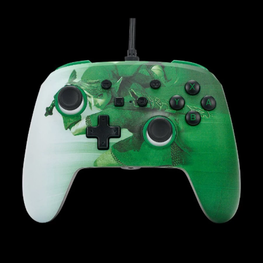 PowerA Enhanced Wired Controller for Nintendo Switch - Hero's Edition Link Gamepad