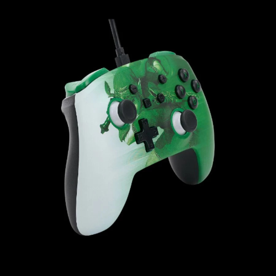 PowerA Enhanced Wired Controller for Nintendo Switch - Hero's Edition Link Gamepad