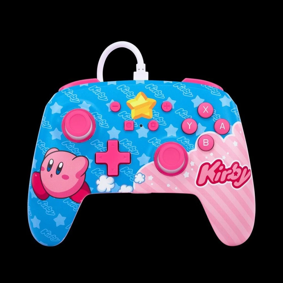 PowerA Enhanced Wired Controller for Nintendo Switch - Kirby Edition Gaming Gamepad