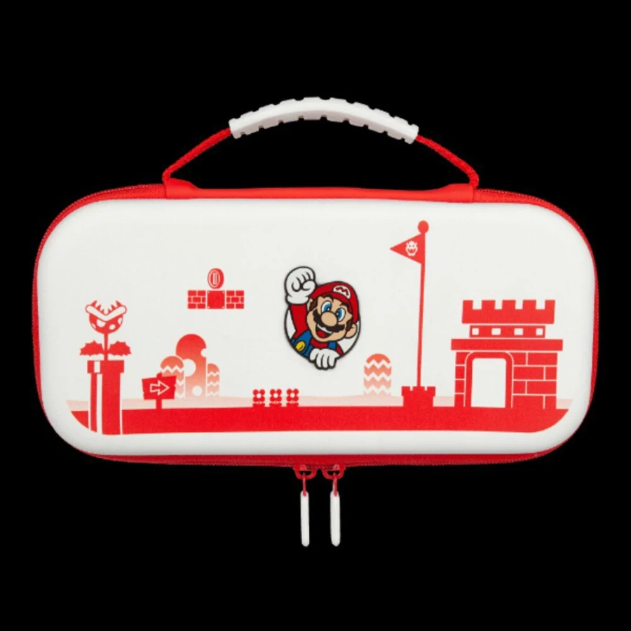 PowerA Mario Red/White Protective Case for Nintendo Switch, Switch OLED & Switch Lite - Durable Cover