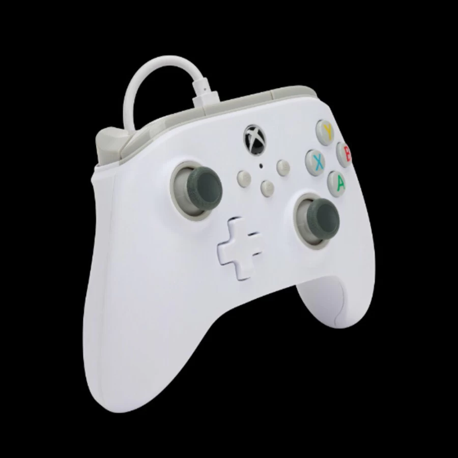 PowerA Enhanced Wired Gaming Controller for Xbox Series X & S - Official Licensed, Ergonomic Design, White