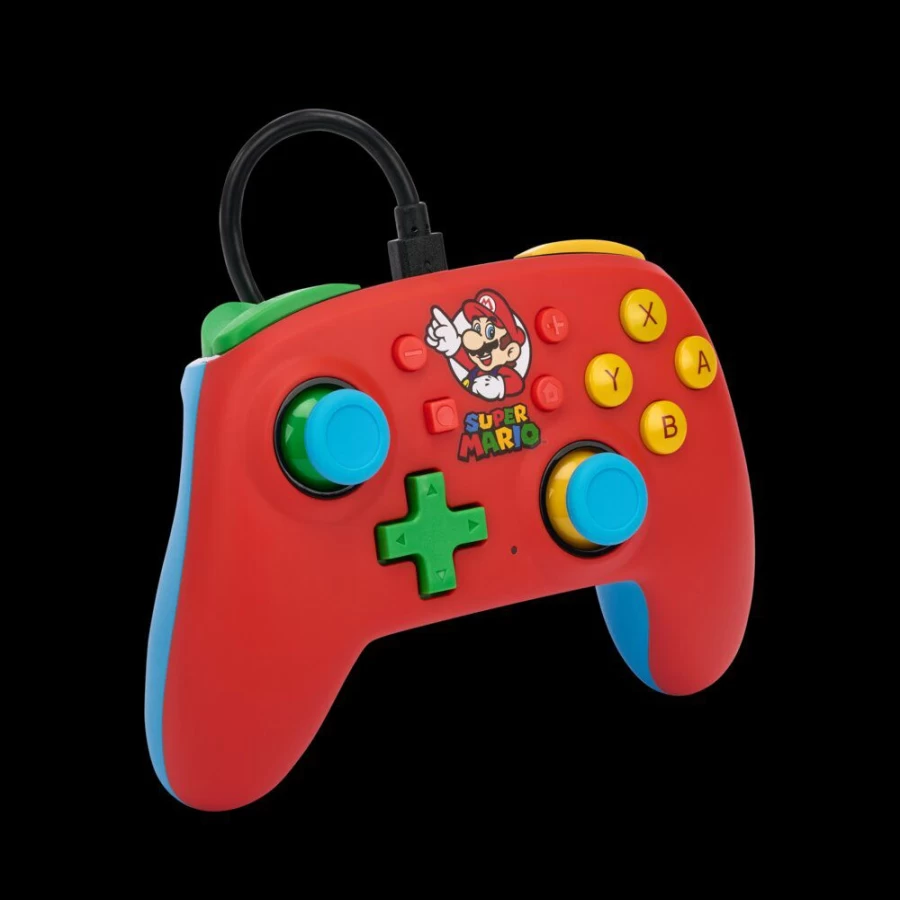 PowerA Nano Wired Mario Medley Controller for Nintendo Switch - Officially Licensed