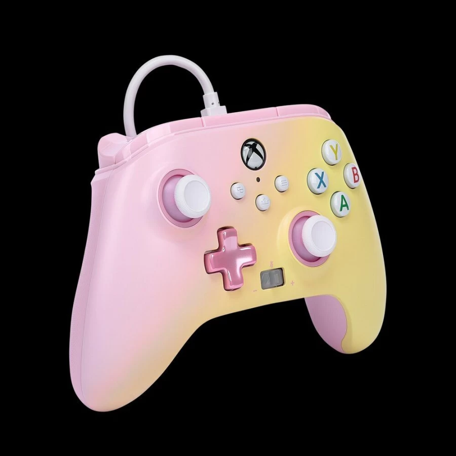 PowerA Enhanced Wired Gaming Controller for Xbox Series X|S - Pink Lemonade Design