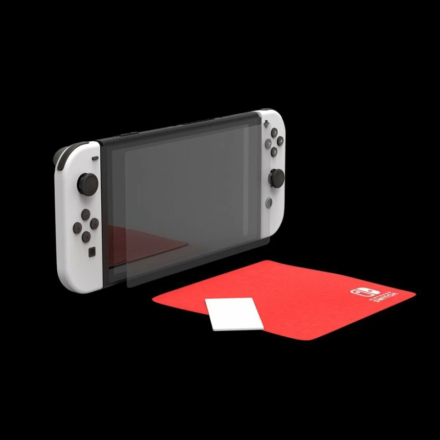 PowerA Anti-Glare Screen Protector for Nintendo Switch - 3-Pack Family Set, Matte Finish, Scratch-Resistant, Bubble-Free